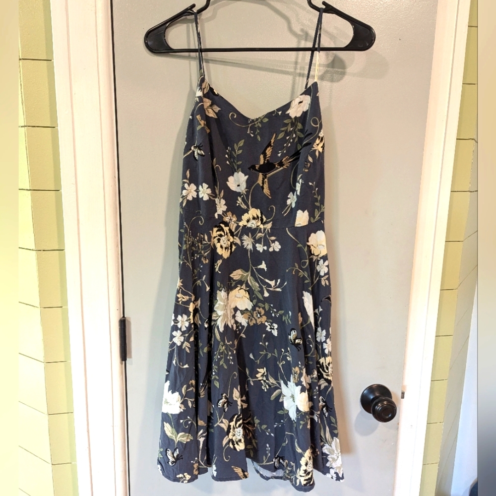 Beautiful floral old navy dress size M